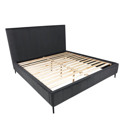 Wade Logan® Bahoque Upholstered Platform Bed | Wayfair